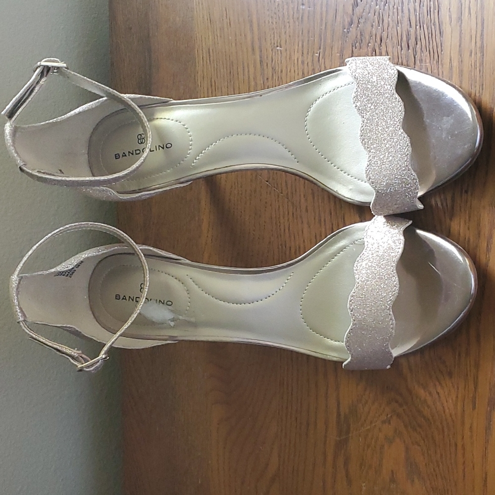 Bandolino Rose Gold Glitter High Heels 8.5